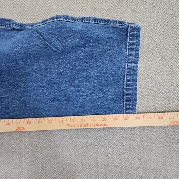 Vintage Roundtree & Yorke Jeans Men's 40x28 Blue Denim Pleated Relaxed Y2K Boho - Picture 5 of 16